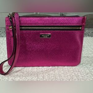 Kate Spade Fuchsia Wristlet Pouch